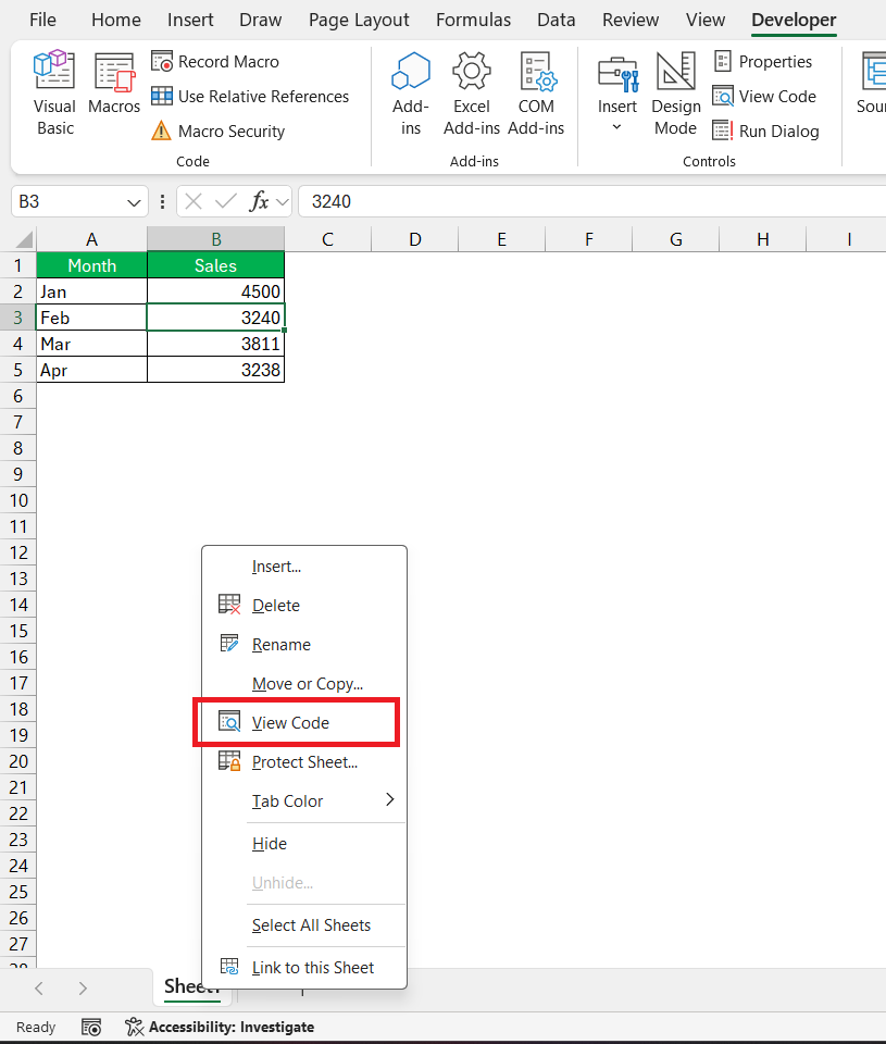 Target Address in Excel VBA