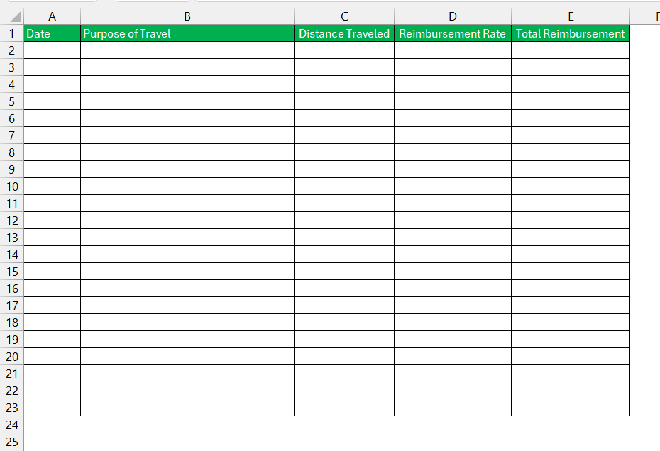 Mileage Reimbursement Calculator