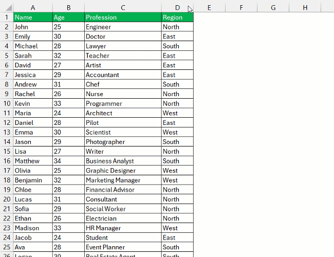 How to Delete Columns in Excel
