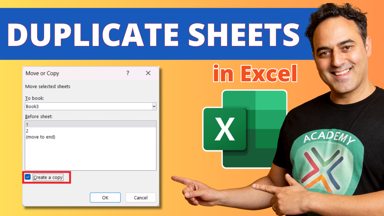 How to Duplicate A Sheet in Excel Workbook - Step by Step Guide ...