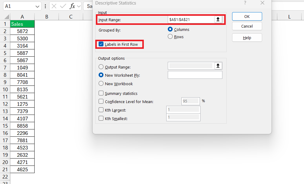 Excel Data Analysis Toolpak