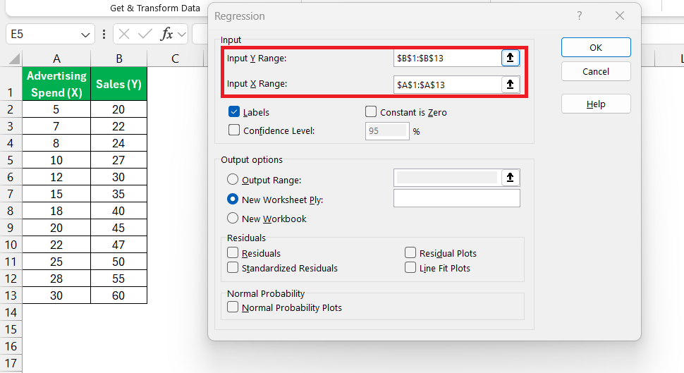 Excel Data Analysis Toolpak