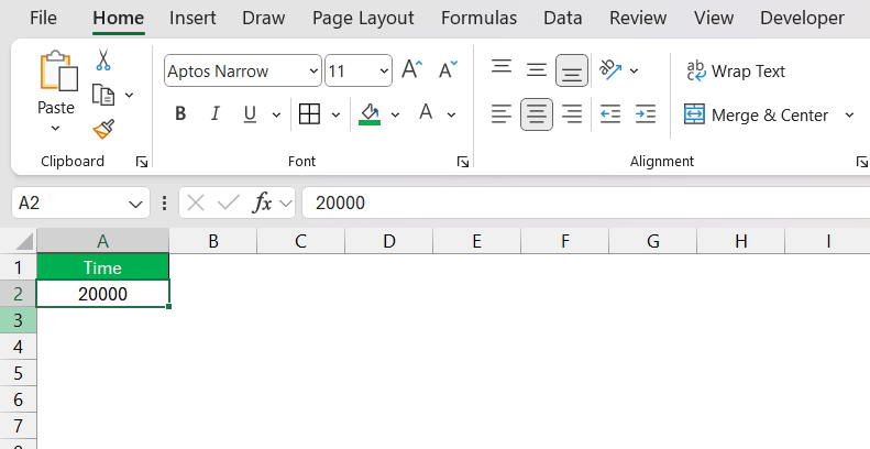 Milliseconds to Seconds in Excel