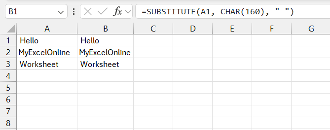 Excel Remove Leading Spaces