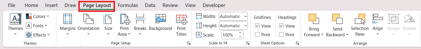 how to insert page break in excel