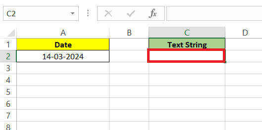 Convert Date to Text in Excel