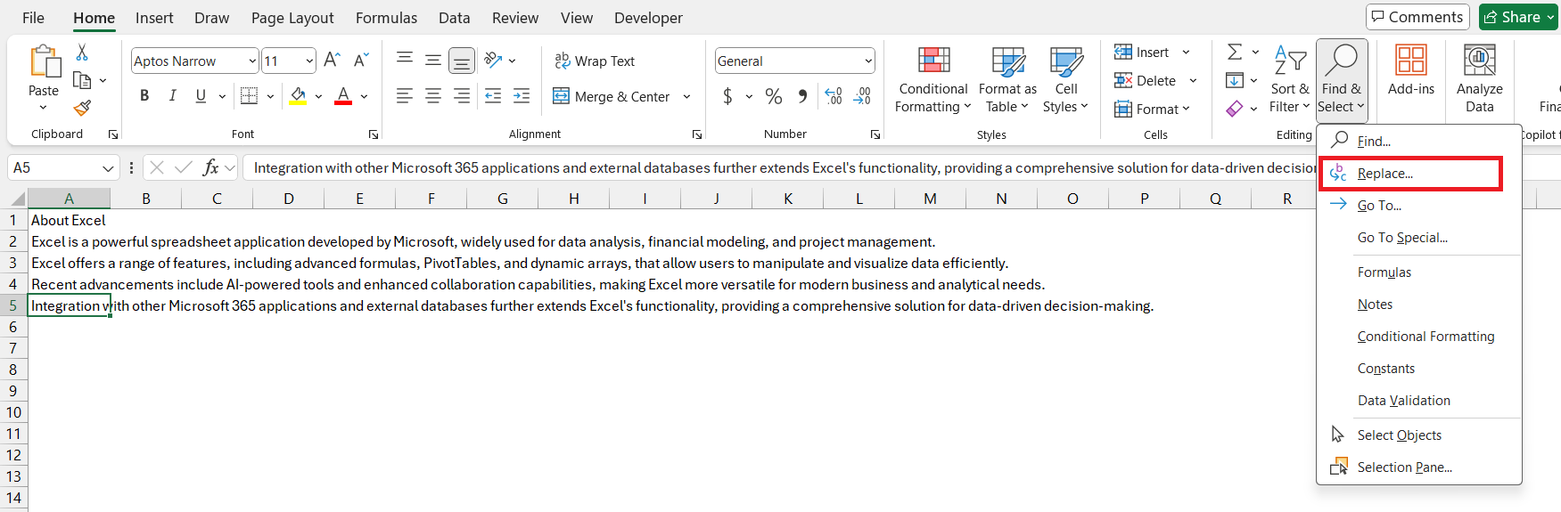 Replace Multiple Values in Excel