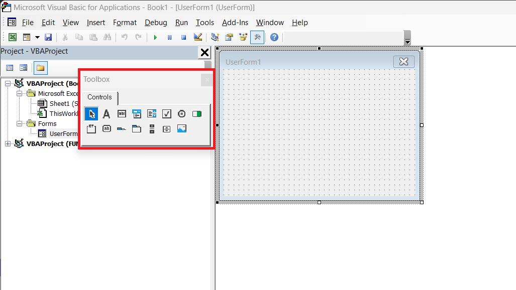 userform in excel