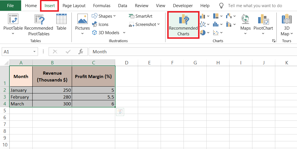 Add Secondary Axis in Excel