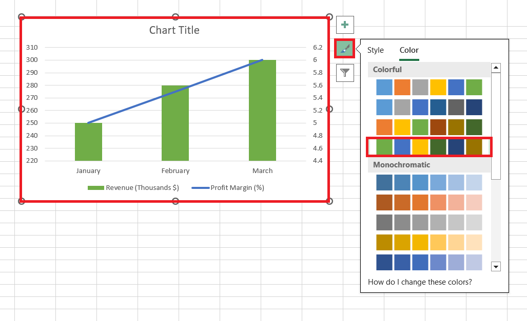 Add Secondary Axis in Excel