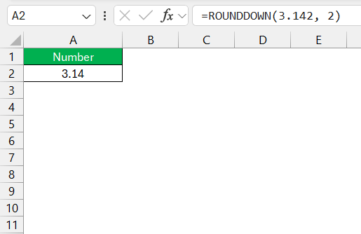 Round Numbers to N Significant Digits in Excel