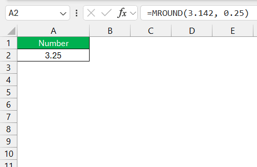 Round Numbers to N Significant Digits in Excel