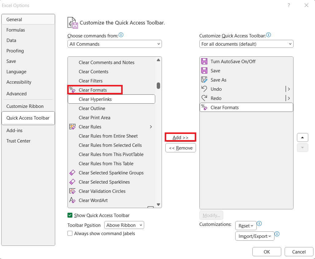 How to Remove Formatting in Excel