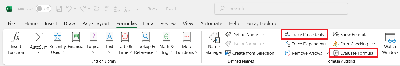 Excel Spill Error