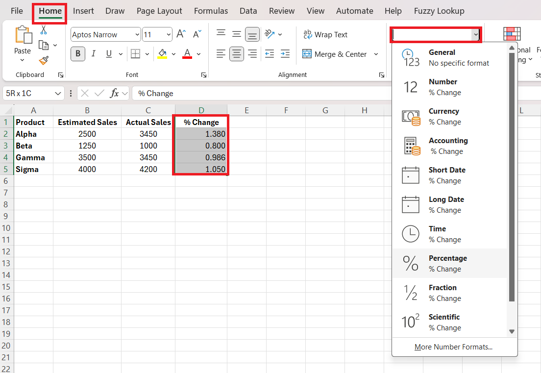 how to turn a fraction into a percent