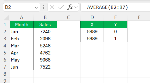 Add Vertical Bars in Excel