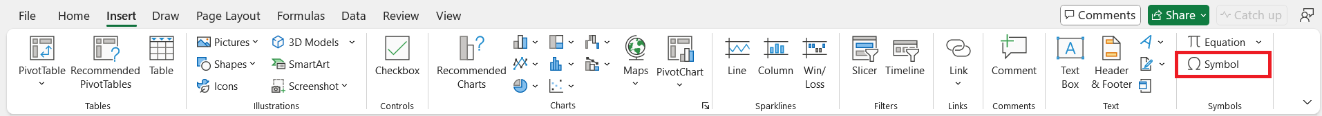 Insert Cent Symbol in Excel