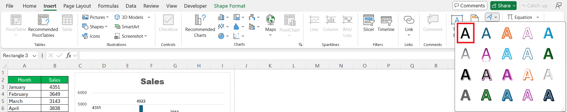 Excel Watermark