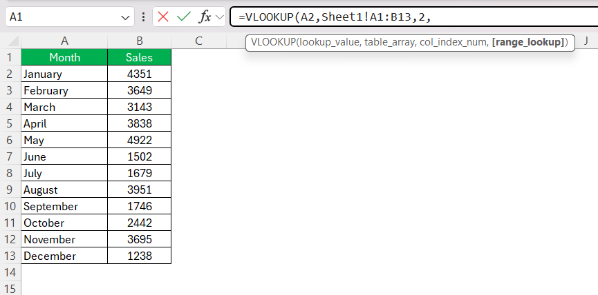 Pull Information from Another Sheet