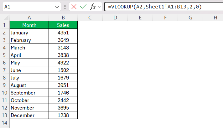 Pull Information from Another Sheet