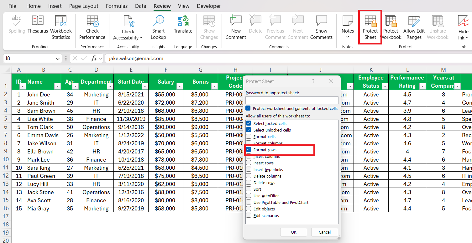 How to Hide Rows in Excel