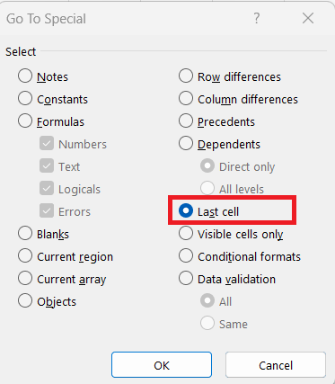 how to delete extra page in Excel