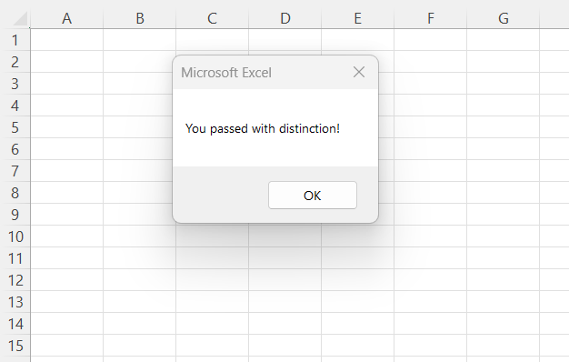 VBA Else If in Excel