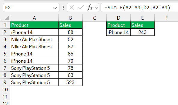 How to Add in Excel