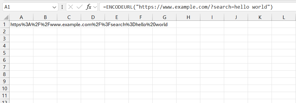 EncodeURL function