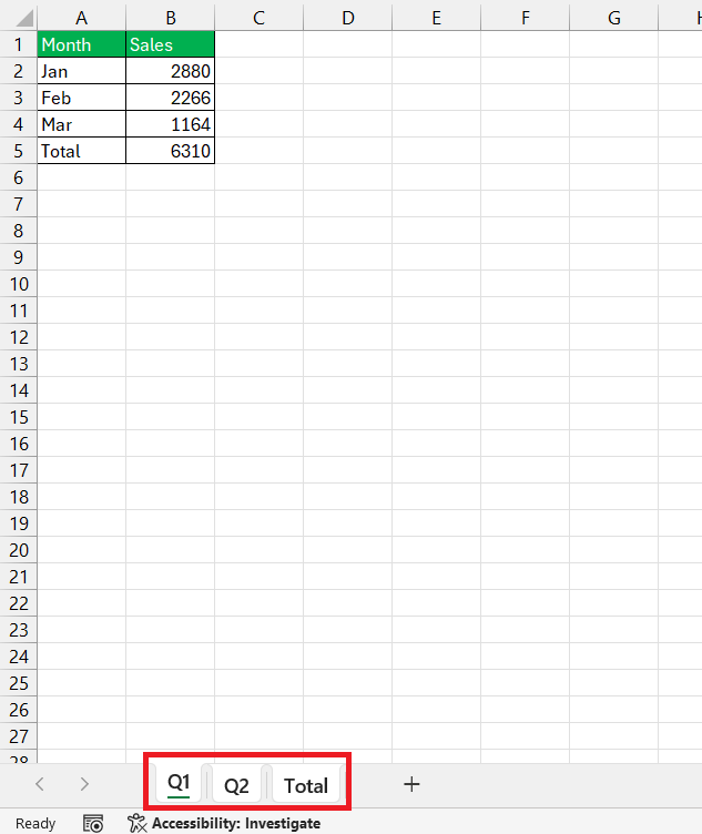 Organise Multiple Excel Files