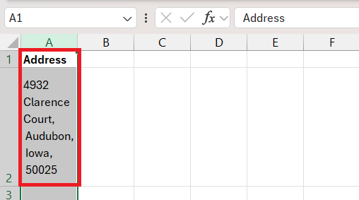 How to Skip in Excel