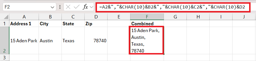 How to Skip in Excel