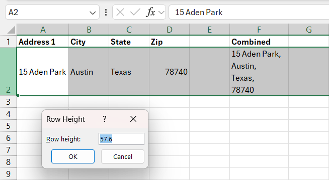 How to Skip in Excel