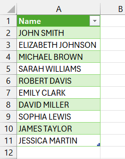 How to Capitalize All Letters in Excel