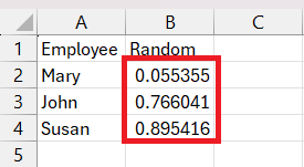 RAND Function