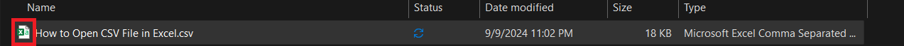 How to Open CSV File in Excel