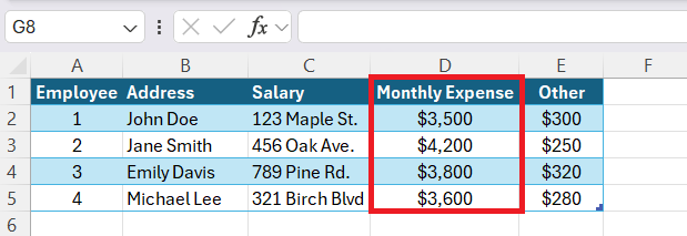 Row vs Column