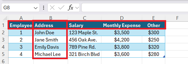 Row vs Column