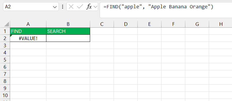 find function