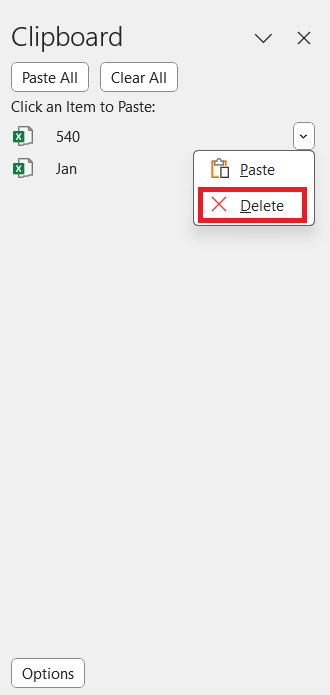 Clear Clipboard in Excel