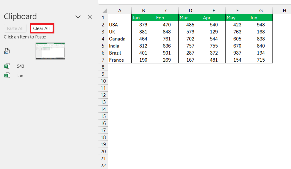 Clear Clipboard in ExcelClear Clipboard in Excel