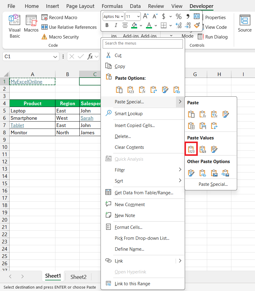 How to Remove Hyperlinks in Excel