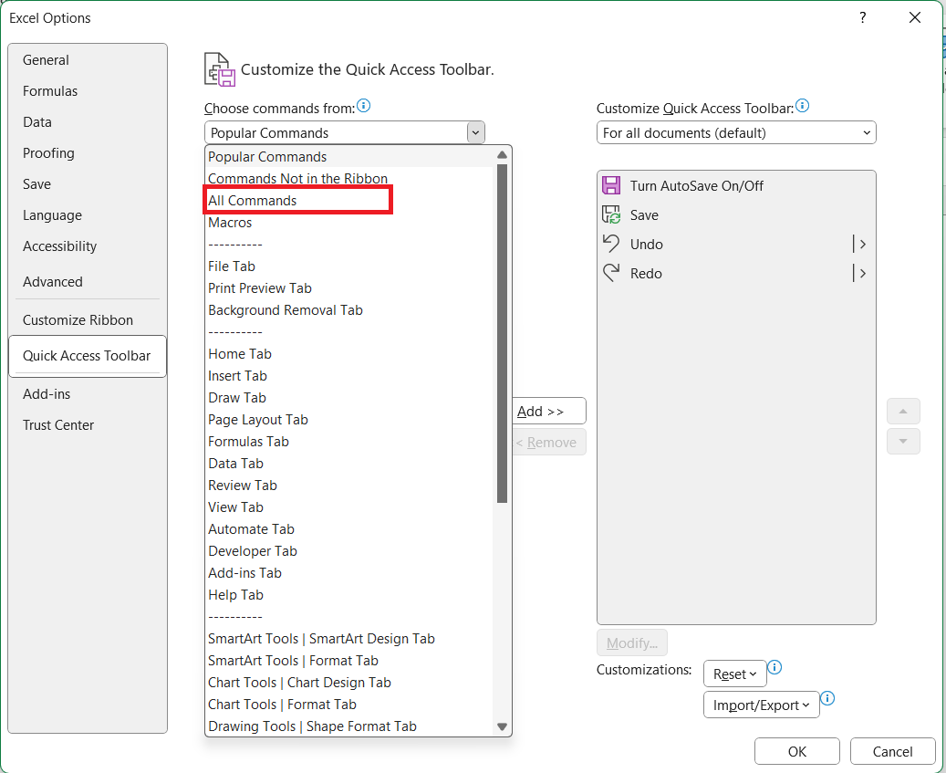 Repeat Last Action in Excel