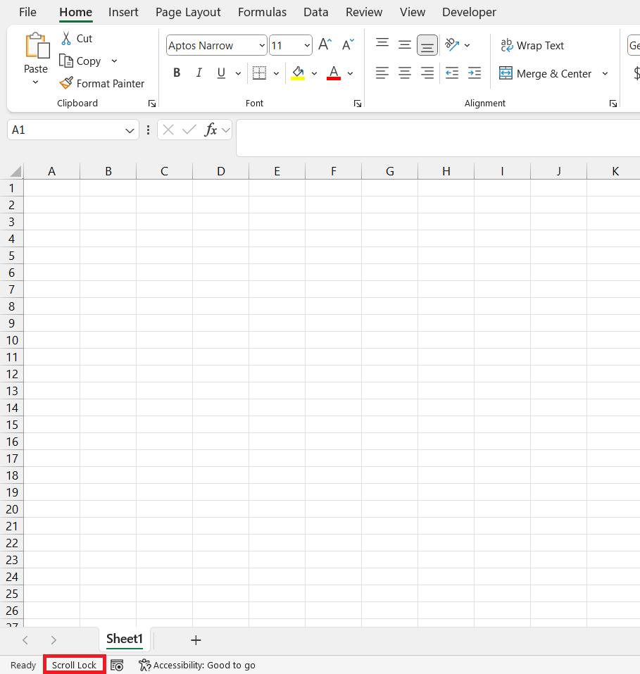 Excel Arrow Keys Not Moving Cells