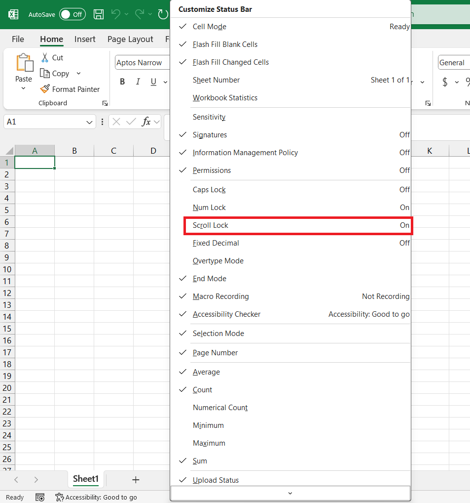 Excel Arrow Keys Not Moving Cells