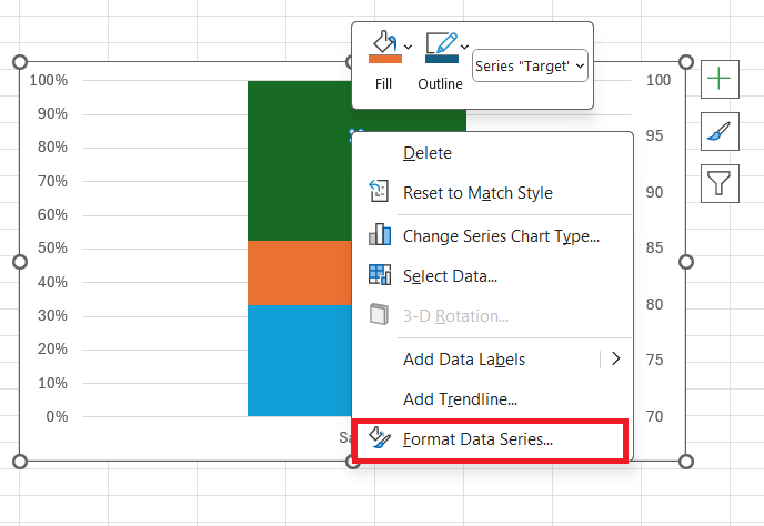 Bullet Chart in Excel