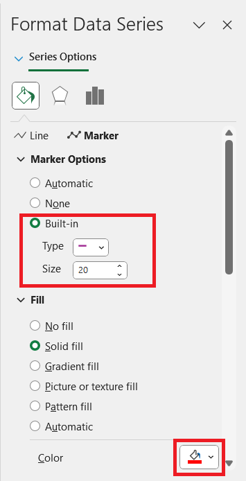 Bullet Chart in Excel