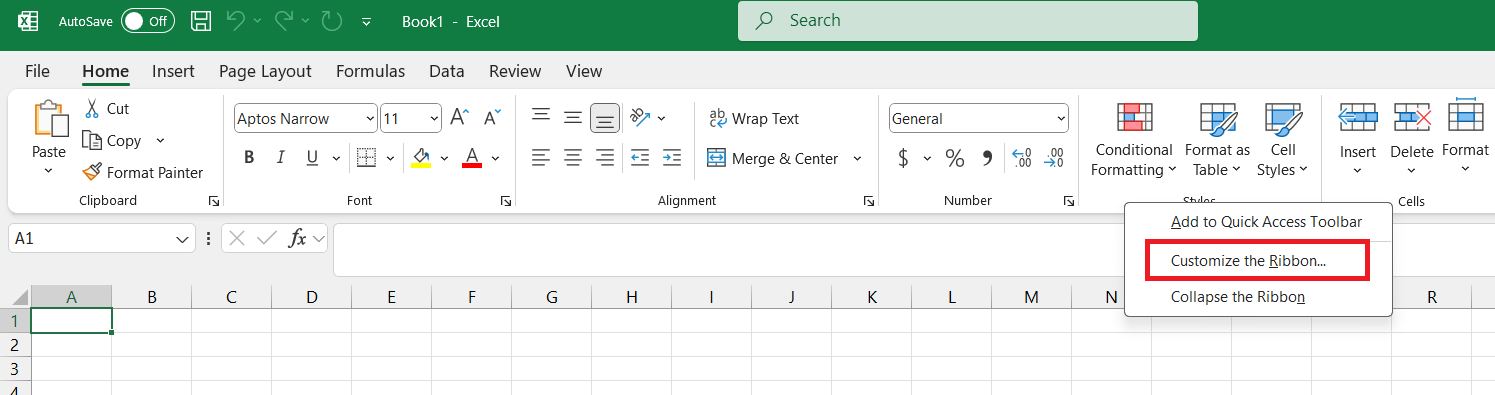 Radio Button in Excel