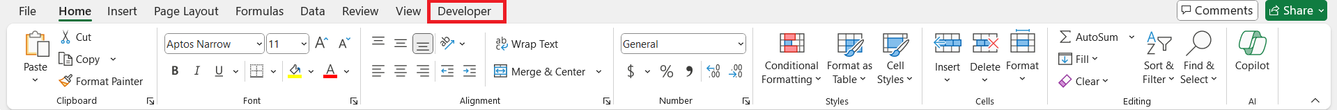 Radio Button in Excel