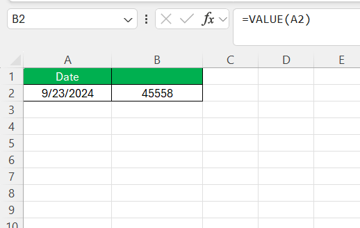 Convert Text to Date in Excel